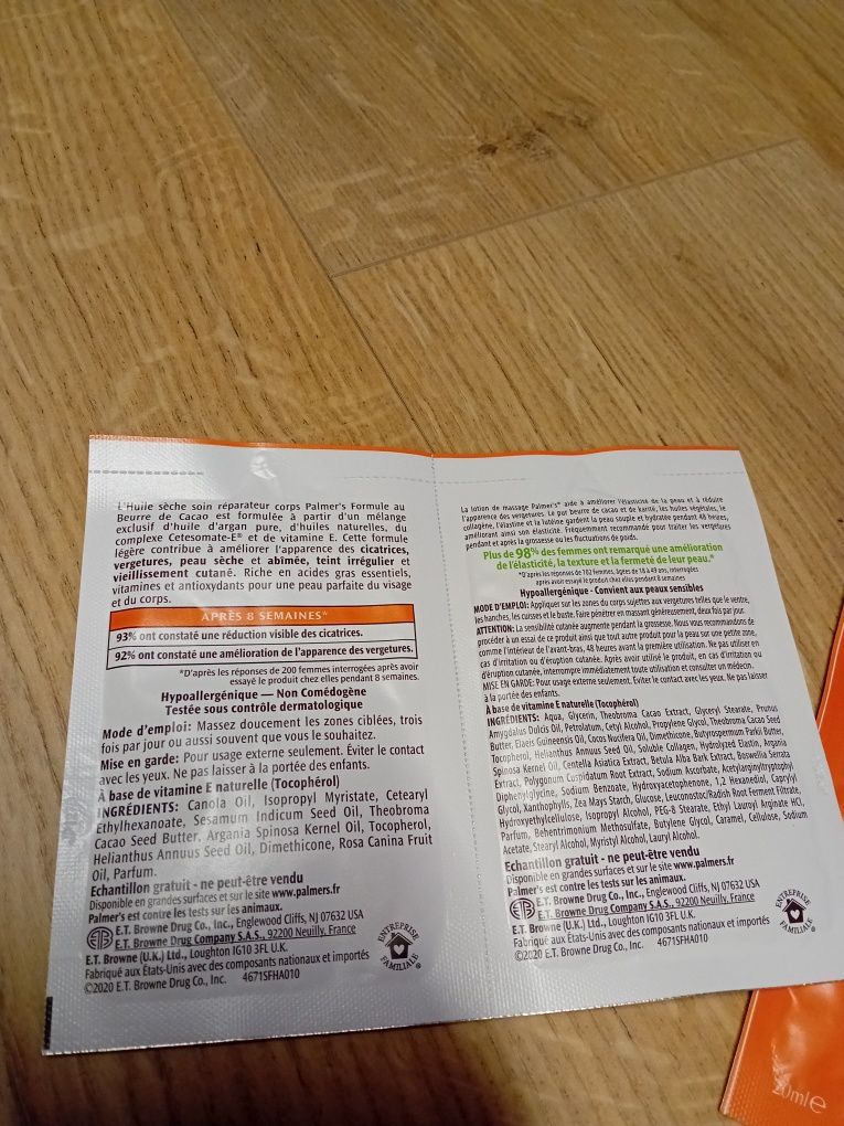 Zestaw przyszła mama palmers weleda