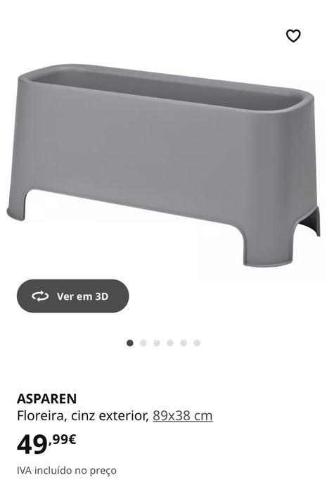 Floreira Ikea 89x38