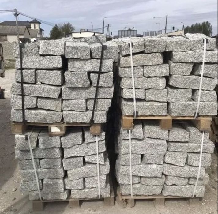 Granitowy Opornik 10/20/40 cm Kamień Naturalny Obrzeże Krawężnik Grys