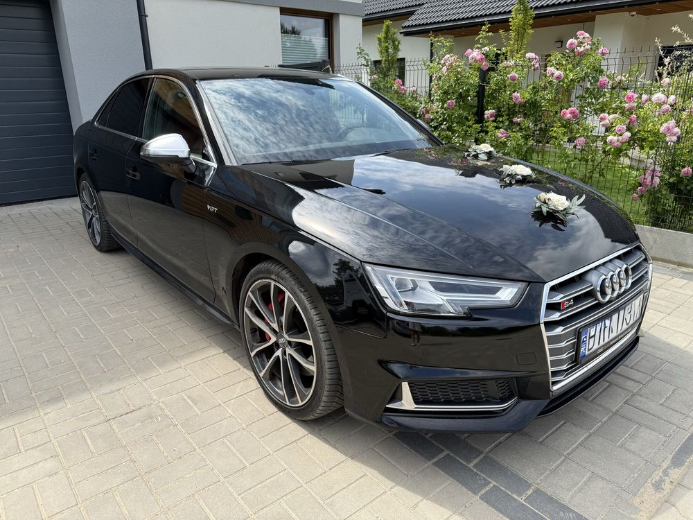Auto samochód do ślubu z kierowcą sportowe AUDI S4 V6