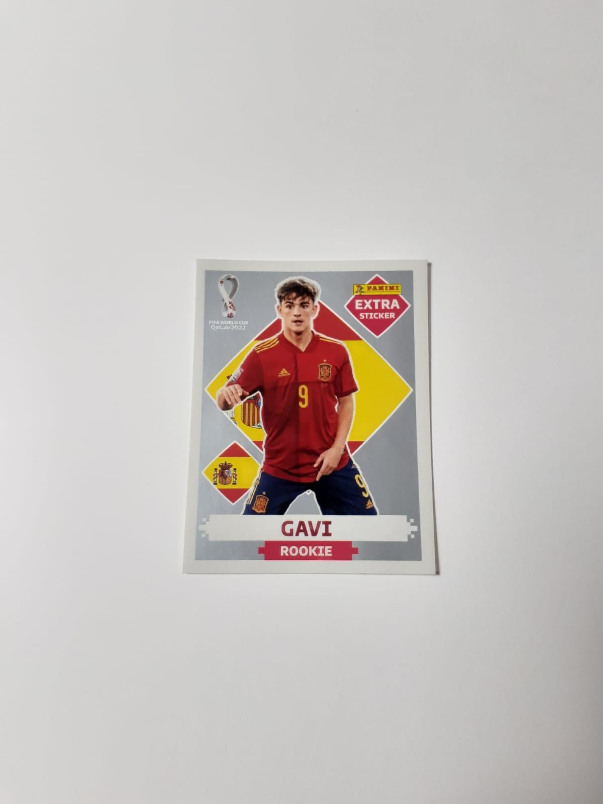 Cromos Gavi prata rookie e Messi bronze legend