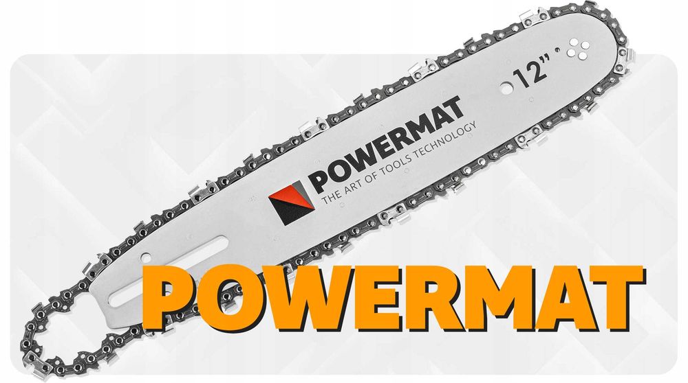 Prowadnica do piły 30cm 12" + 2xłańcuch 3/8" akumulatorowej spalinowej