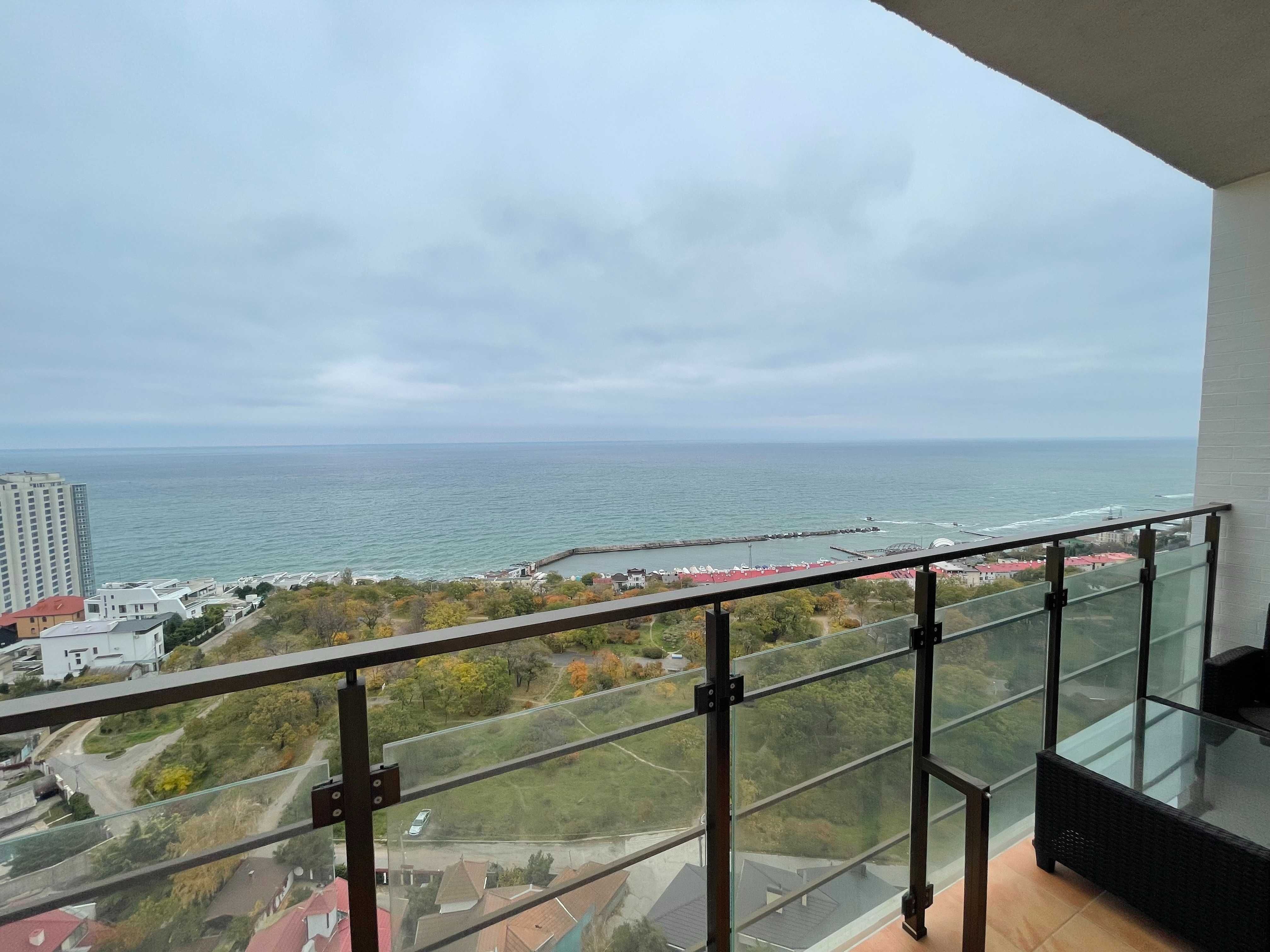 Продам 3 комн. кв-ру 122м2 терраса 37м2 панорама моря Жемчужина Одесса