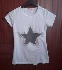 Biała koszulka z gwiazdką