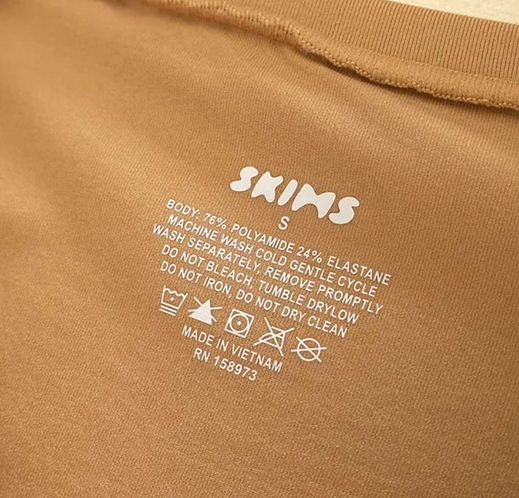 Боді  Боди с рукавами Skims 5 кольорів XS-2XL