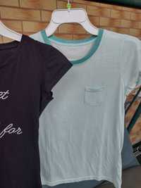 Zestaw dwóch T-shirt koszulkek damskich, młodzieżowych