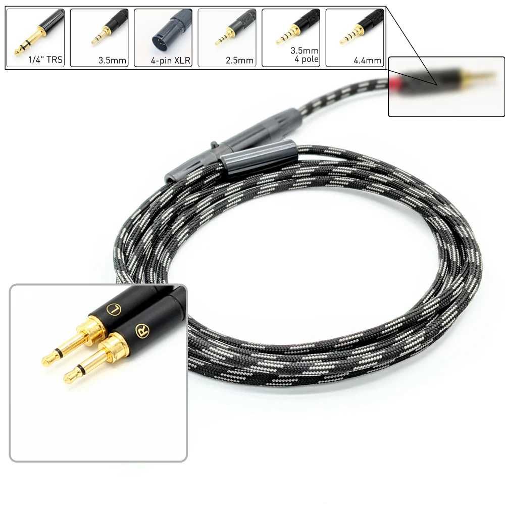 Кабель для навушників hartaudiocables HC-7: Dual 2.5mm Mono XLR