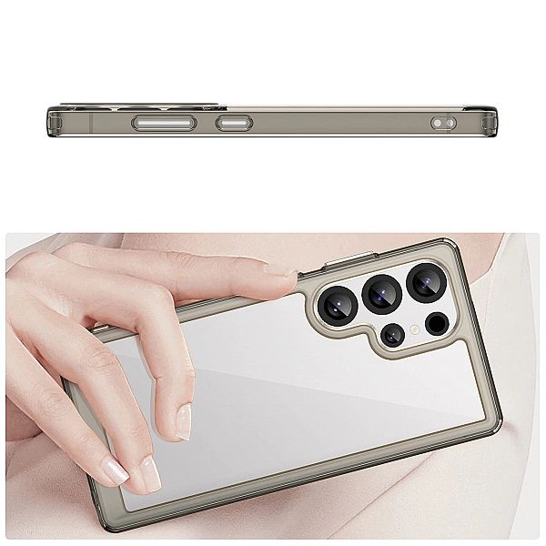 Etui silikonowe Outer Space Case z żelową ramką do Samsung Galaxy S25