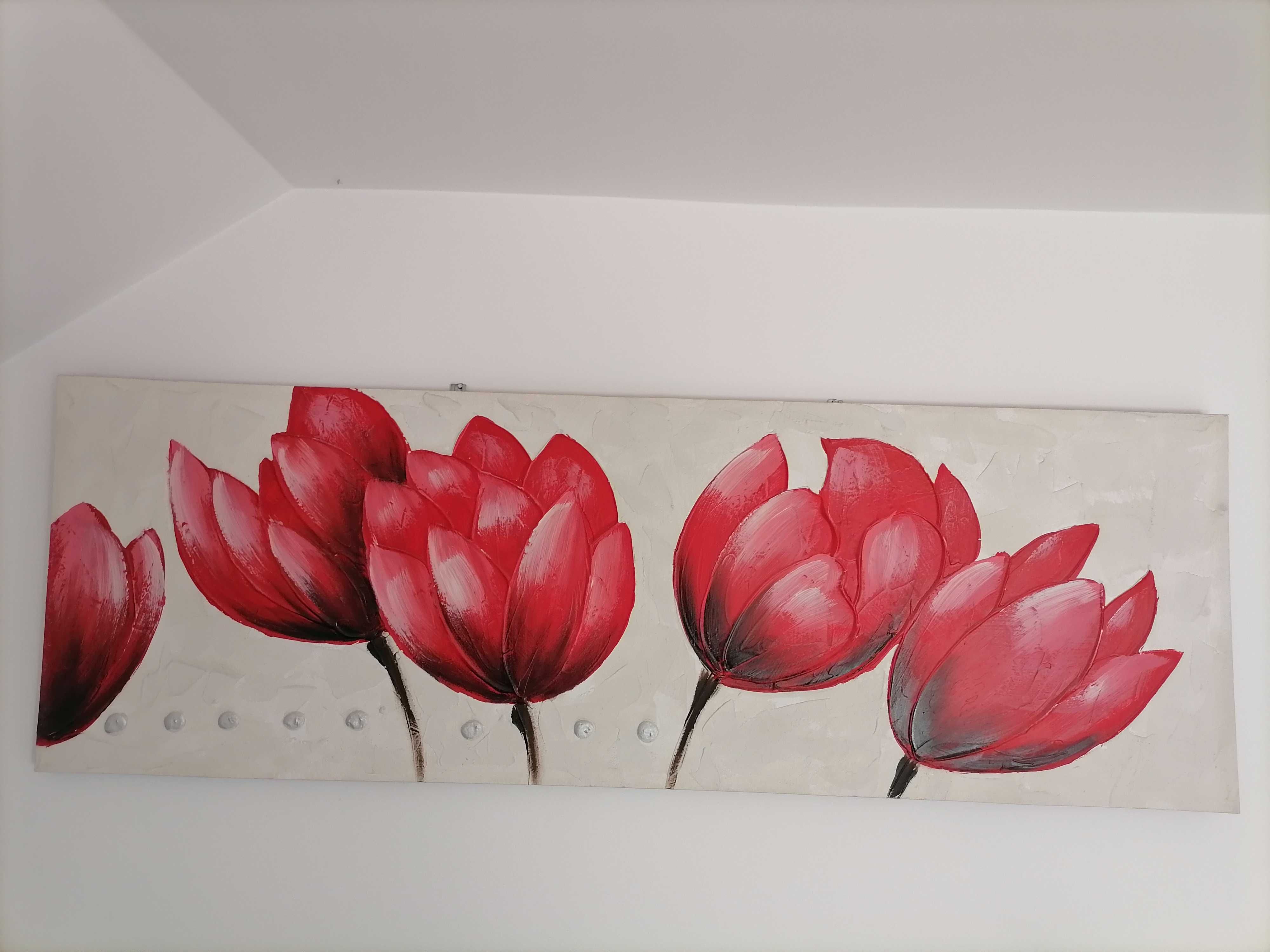 Obraz tulipany na płótnie
