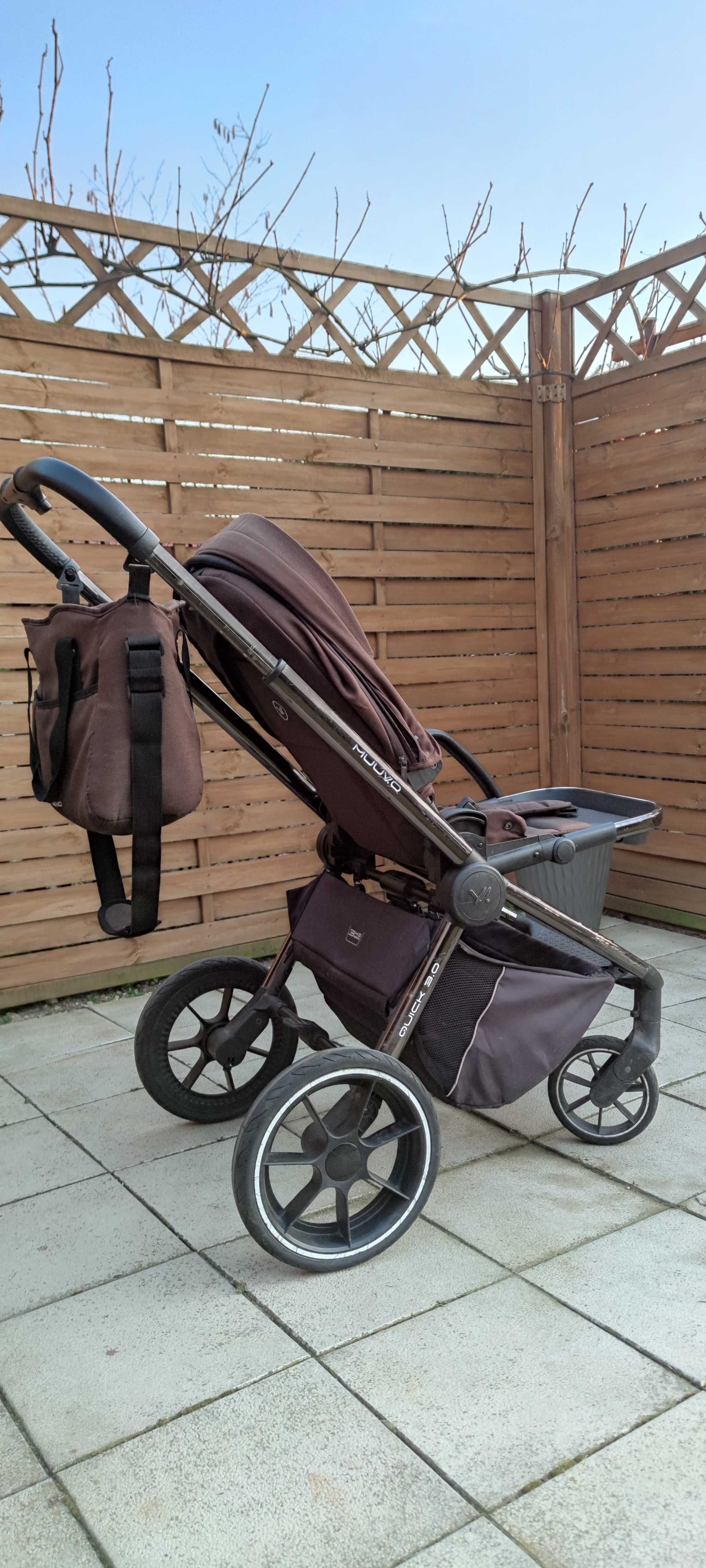 Wózek Muuvo Quick 3.0 z gondolą – komplet