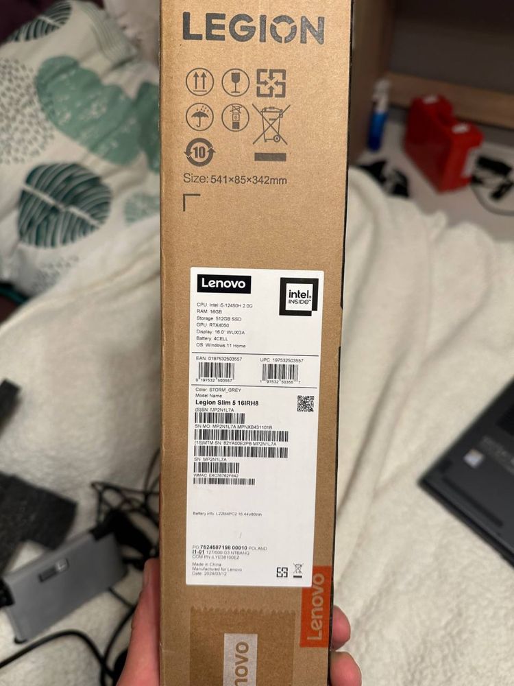 Lenovo Legion Slim 5 16IRH8 – jak nowy