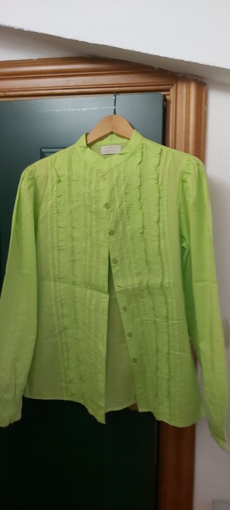 Camisa Lanidor verde alface