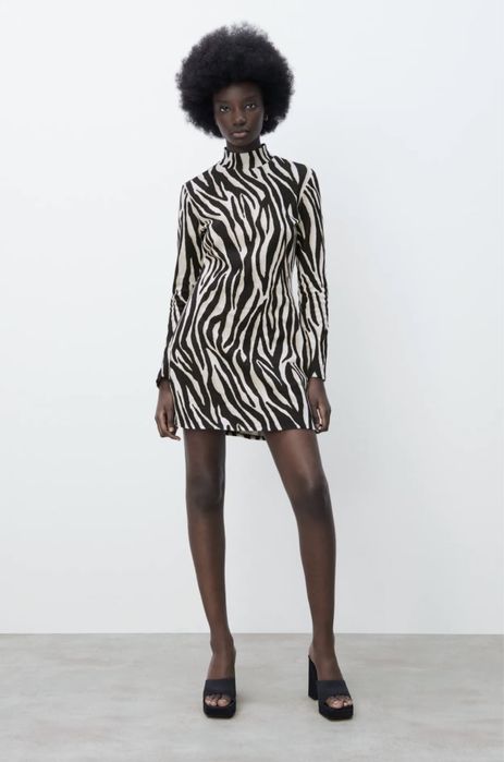 Сукня Zara зебра animal print