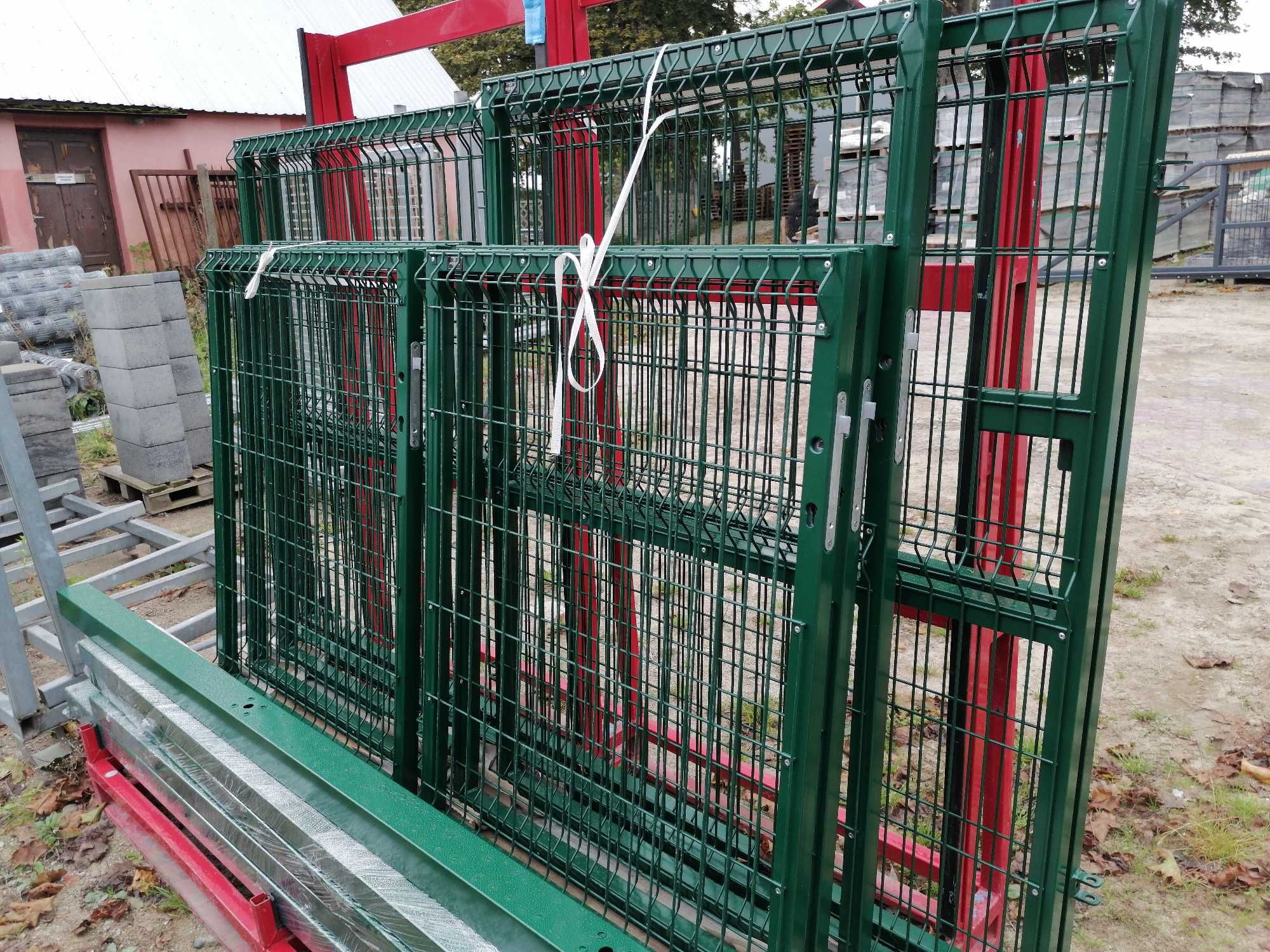 Ogrodzenie 3D brama dwuskrzydłowa przesuwna furtka przęsło Palisada