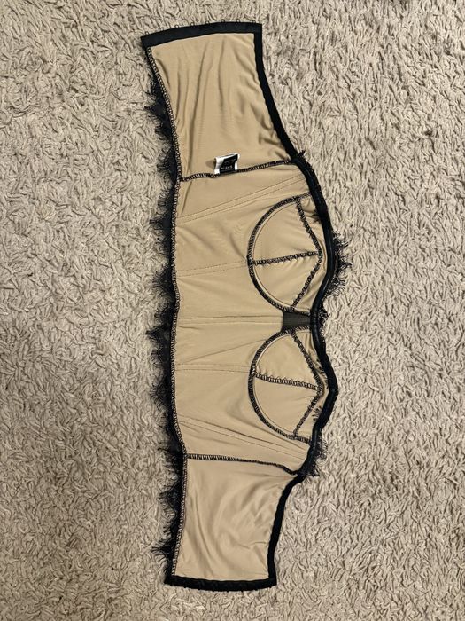 Gorset koronkowy Shein cielisty M