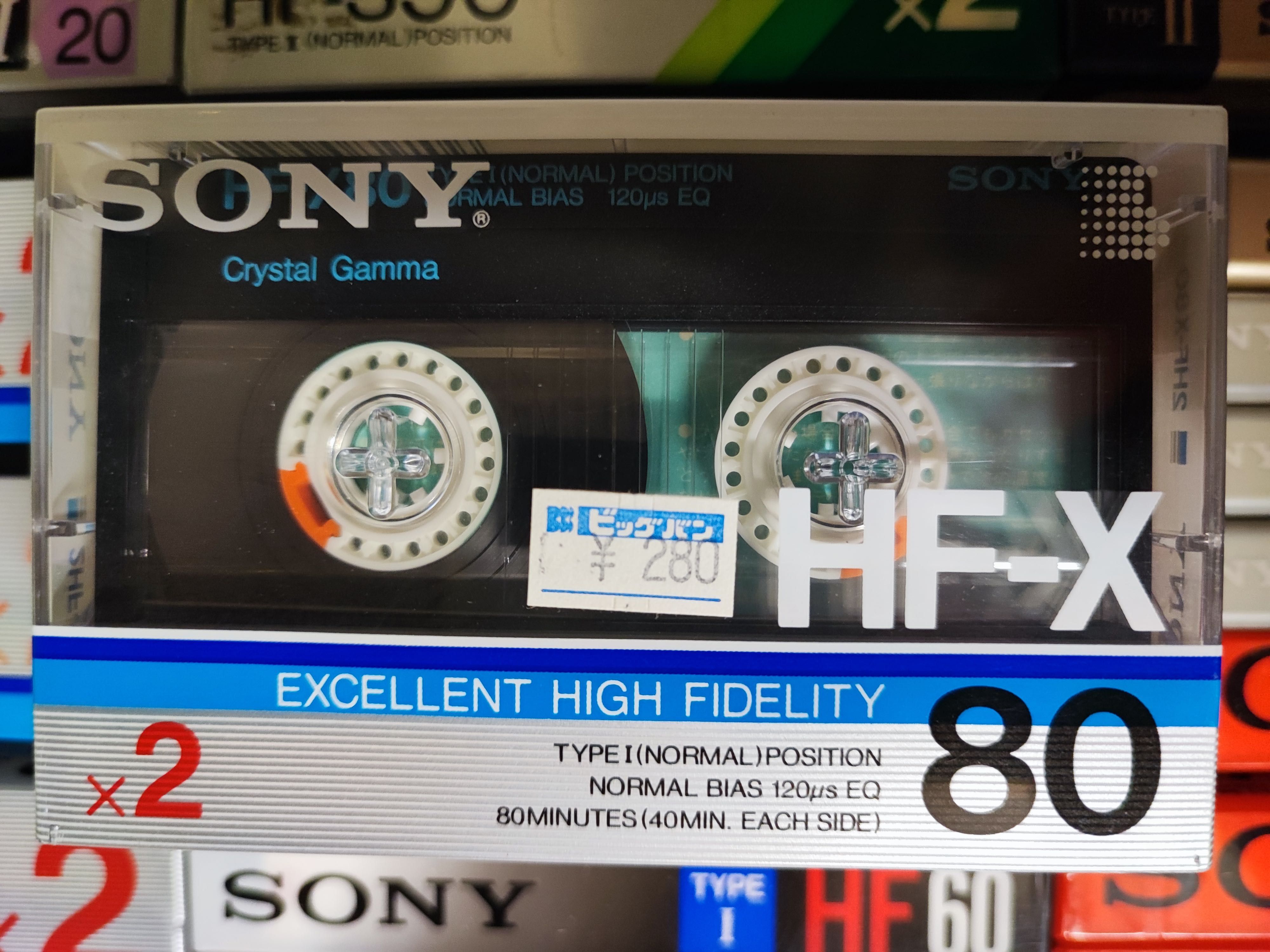 Cassette Sony HF-X C80