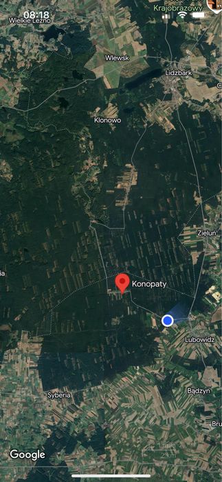 Dzialki budowlane 0,10 i 0,13 ha Konopaty, pow. Żuromin