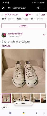 Chanel original sneakers кроссовки