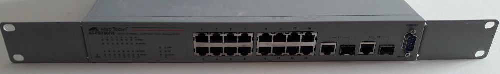 Managed Switch 16 portas 100Mb - AT-FS750/16