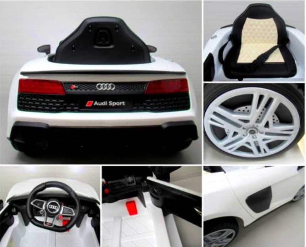 Auto na akumulator dla dzieci zabawka Audi R8 pilot radio - NA RATY !!