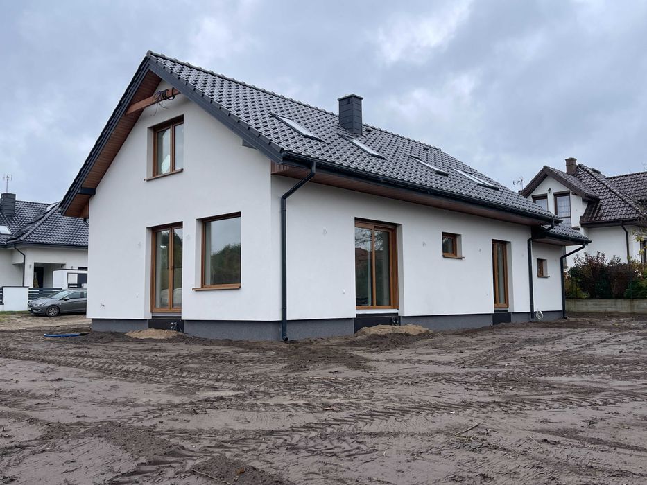 Nowy dom 176 m² z garażem i ogrodem 10 min od Torunia! Wysoki standard
