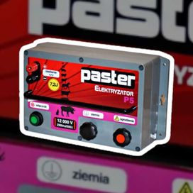 Pastuch/elektryzator PASTER P5 - 7,2J bardzo mocny - darmowa dostawa!