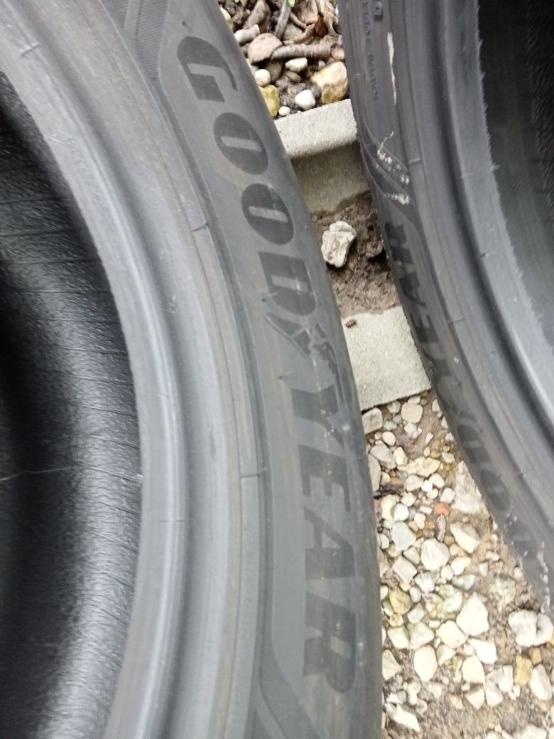 2x Opony Używane Letnie 225/55R17 Goodyear