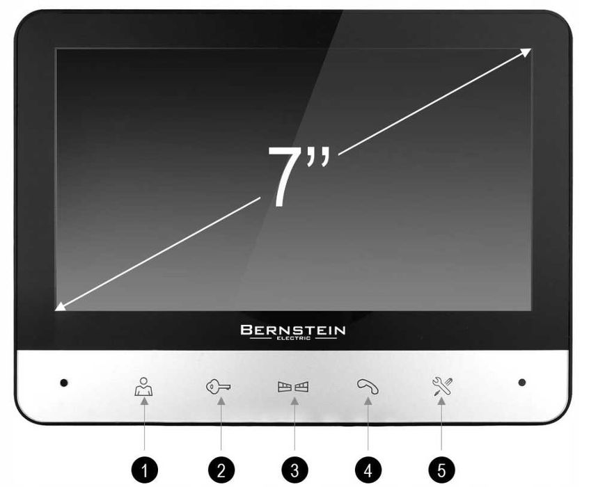Nowy WIDEODOMOFON IP Bernstein WiFi Furtka Brama Aplikacja - WYPRZEDAŻ