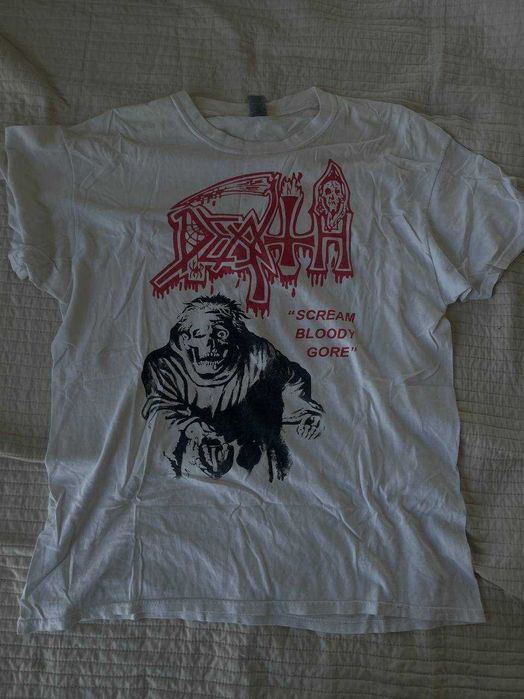 Футболка мерча метал гурта Death