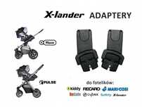 Adaptery do wózka x-lander  x-move x-pulse i fotelików różnych marek