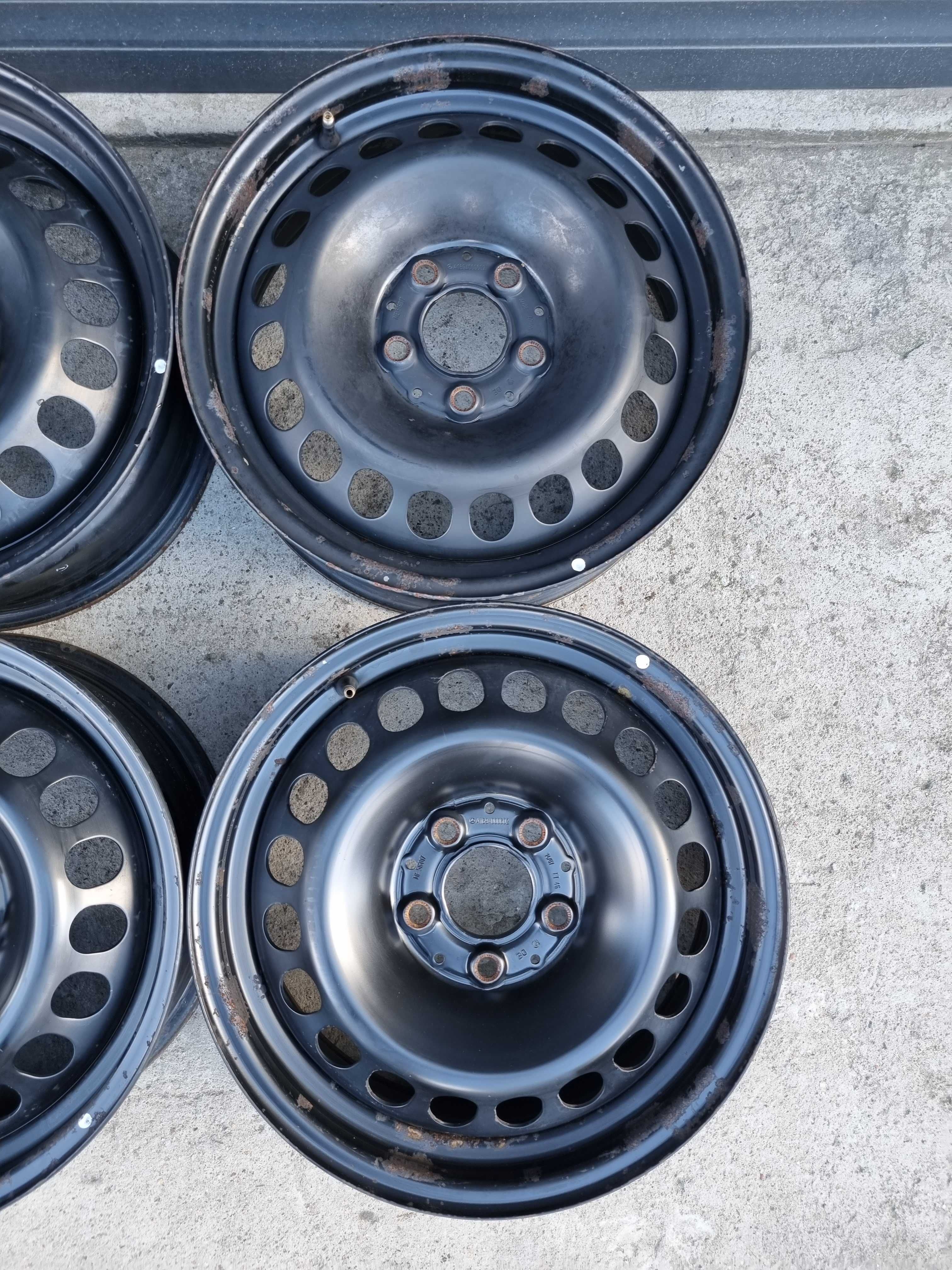 FELGI STALOWE 5x112 R16" 6Jx 16 ET46 MERCEDES A Klasa B Klasa F94
