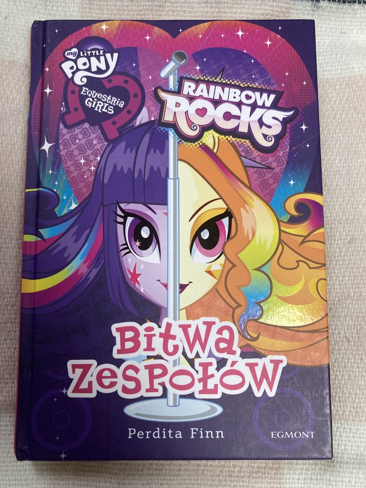 Książka mylittle pony equestria girls bitwa zespołów