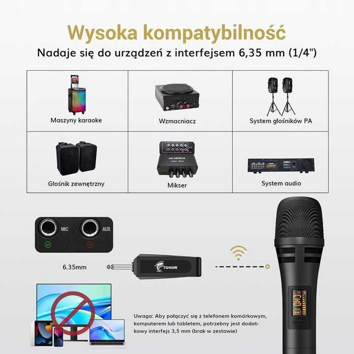 Mikrofon Tonor TW310