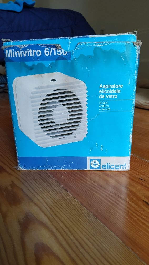 Ventilador de ar para acoplar em vidro