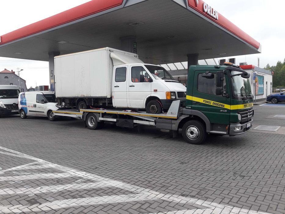 Pomoc Drogowa Zabrze 24H Laweta Holowanie PL UE Transport Maszyn do 6T