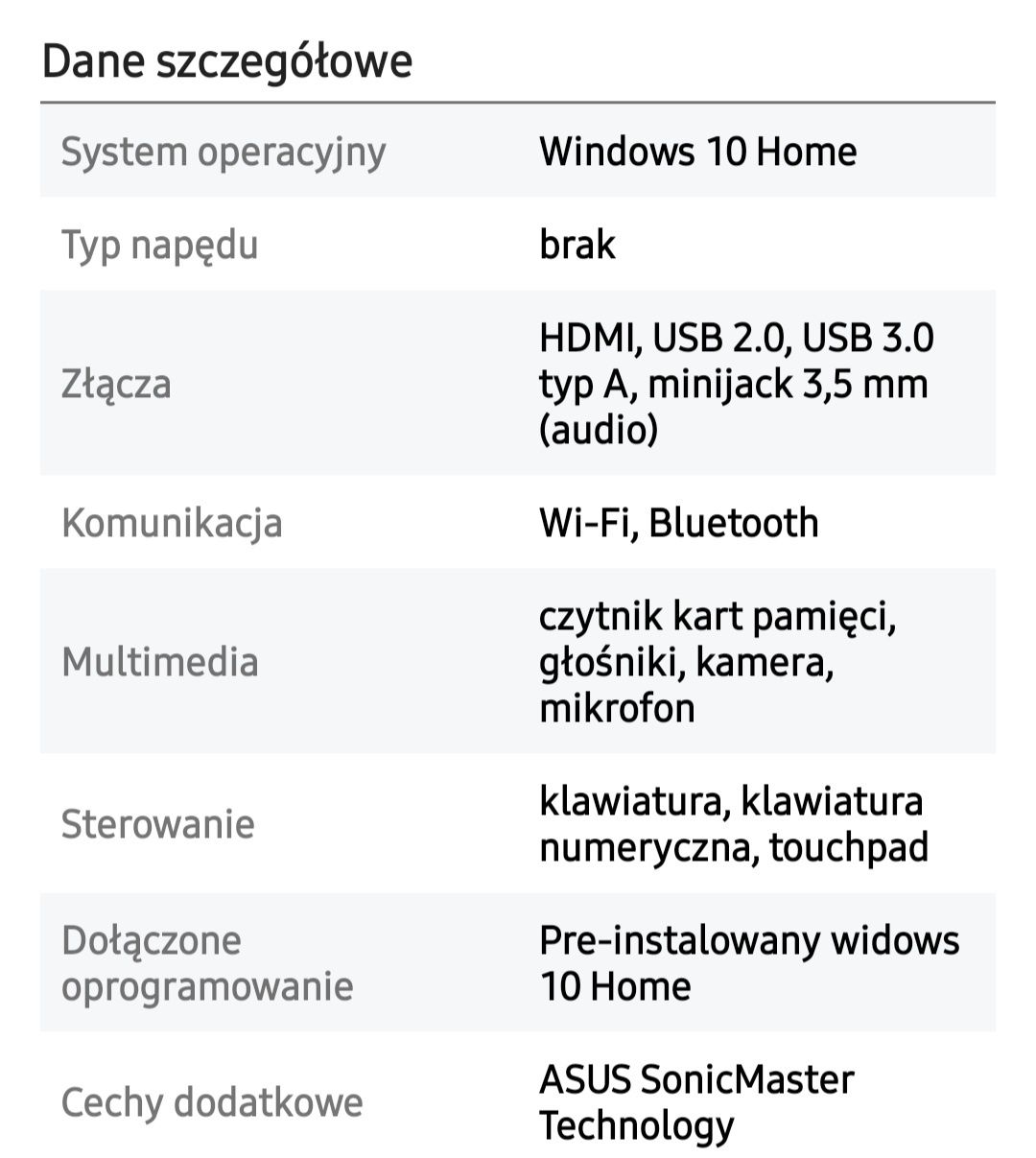 Laptop asus x543m