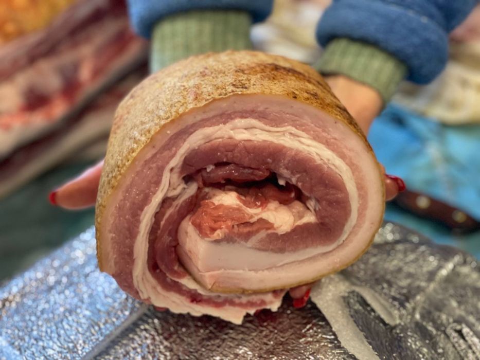 Генеральськое сало копчена, сало солене домашня продукція з села
