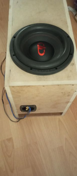 Subwoofer ddaudio DD610d-d2 + wzmacniacz, okablowanie