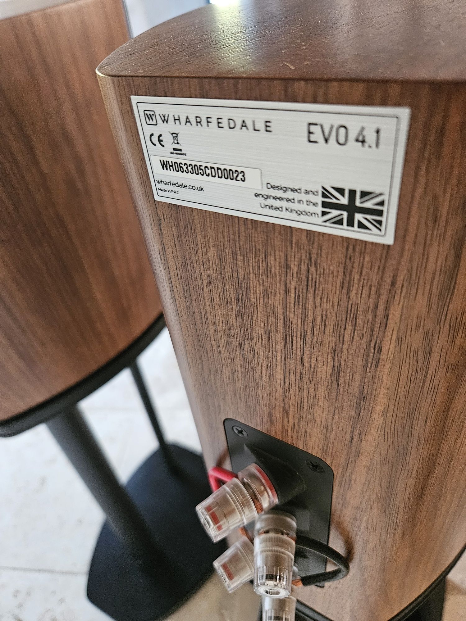 Wharfedale Evo 4.1 colunas + Suporte de coluna