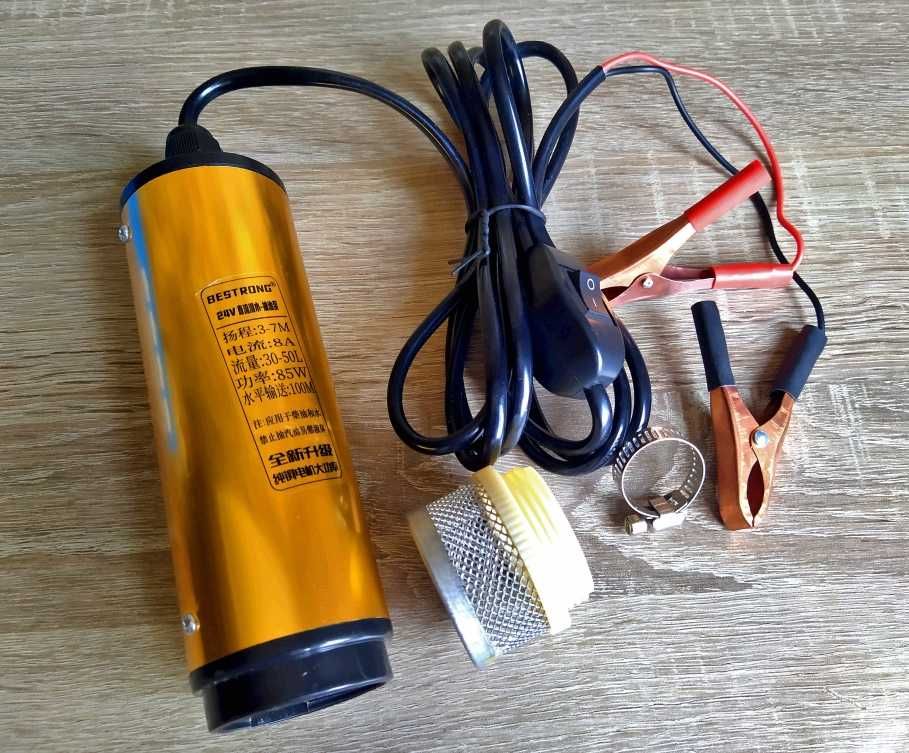 Топливный насос погружной bestrong на 24 volt насос для воды d 51 mm