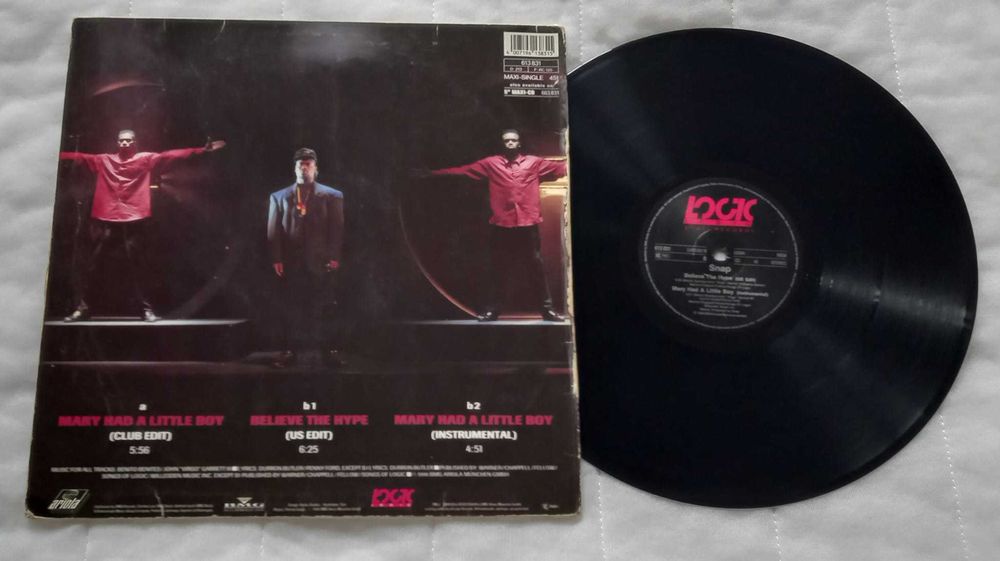 Snap! – Mary Had A Little Boy maxi 12" de 1990 Euro House
