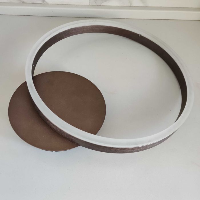 Люстра дизайнерская 23Вт светодиодная Brille BL-935 круглая коричневая