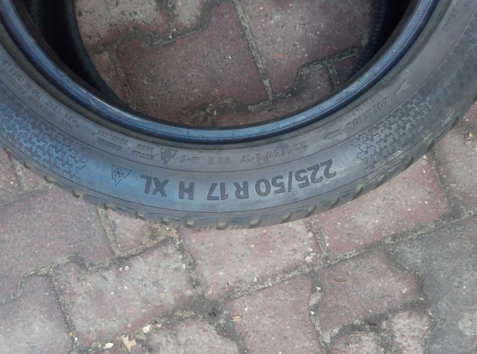 Używana opona zimowa 225/50R17 Continental TS 870 (H;XL).