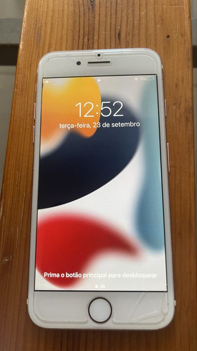 Iphone 7 de cor rosado de 32GB