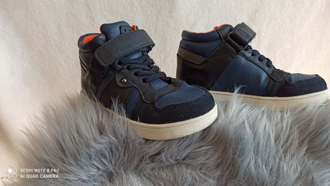 Buty chłopięce za kostkę rozmiar 25 sneakersy