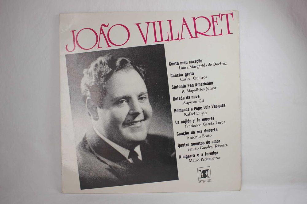 Disco de vinil - Lp - João Villaret
