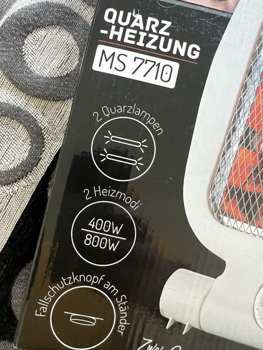 Aquecedor novo 800w