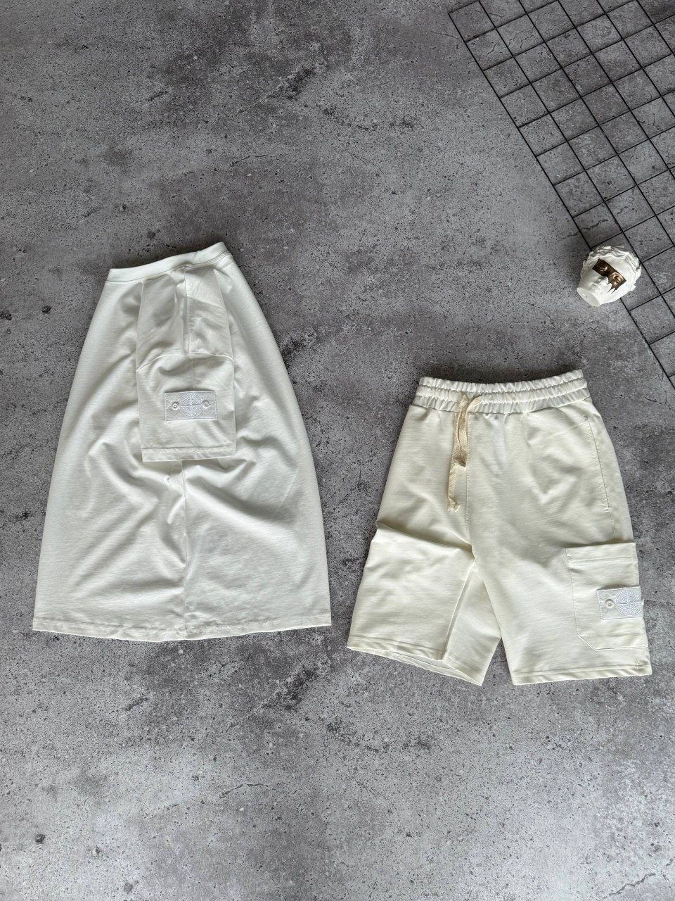 Комплект Stone island | Футболка та шорти | Преміум якість