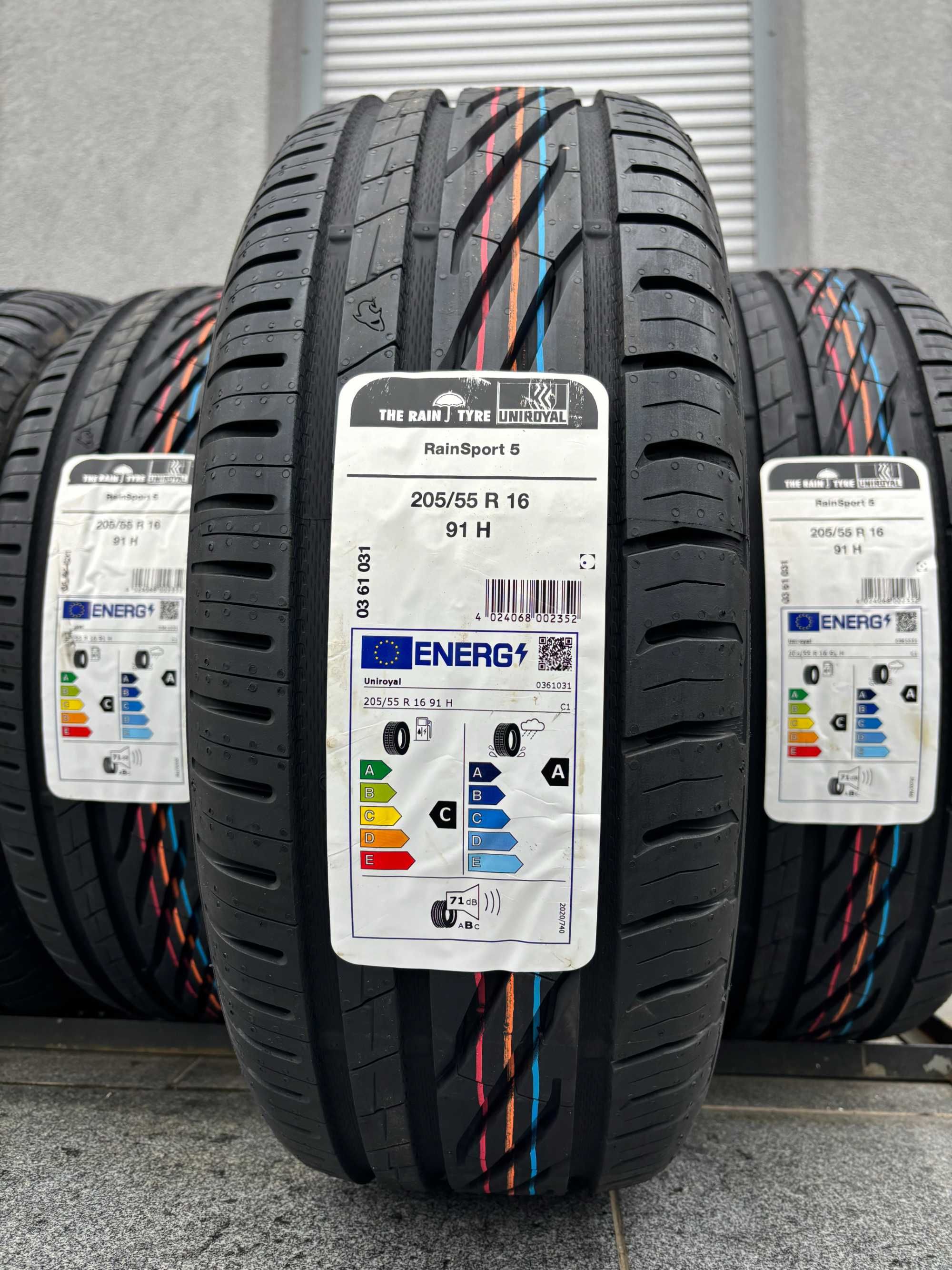 4szt letnie 205/55R16 Uniroyal RainSport5 91H prod. 2024r C,A,71db gw