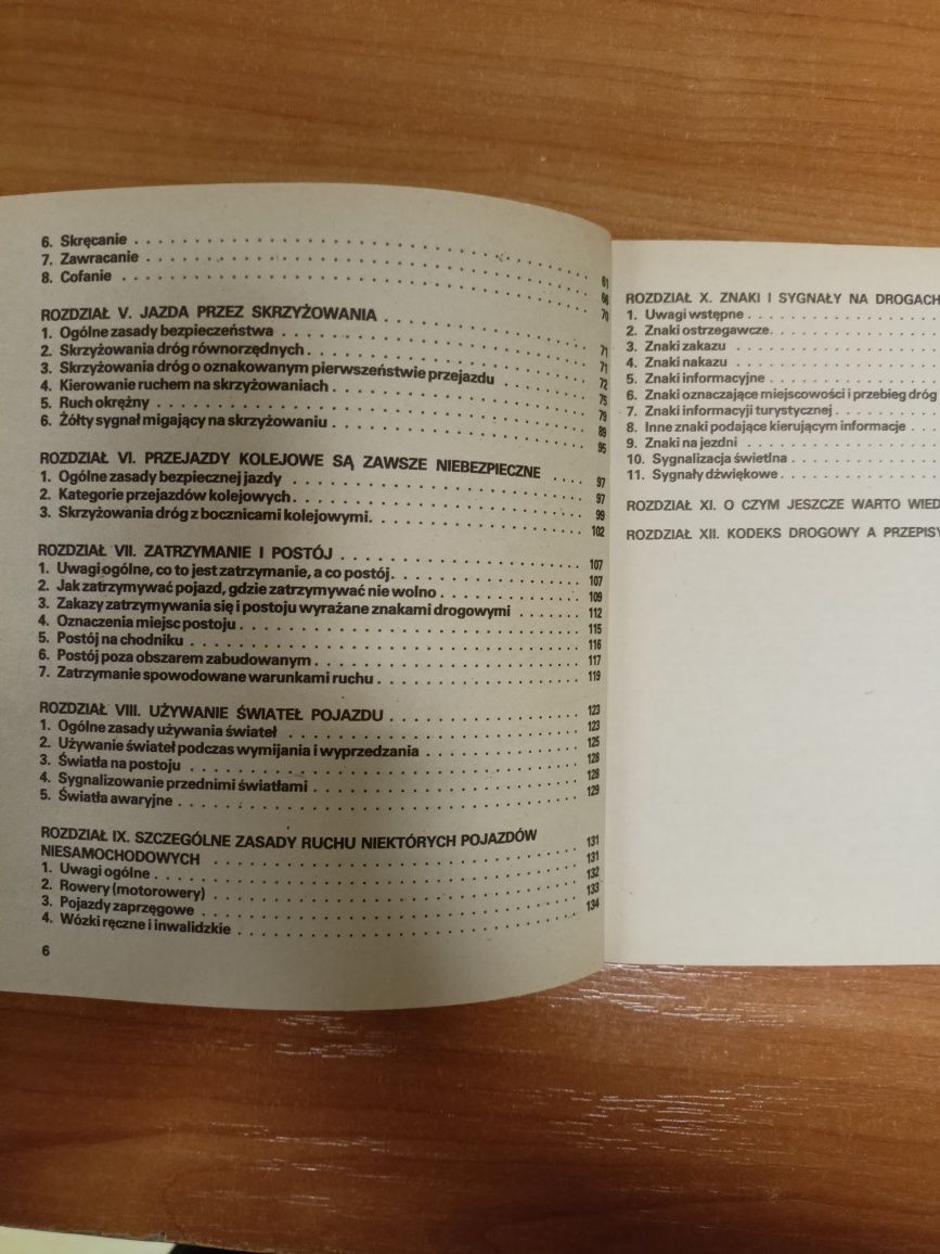 Kodeks drogowy dla początkujących Zbigniew Drexler 1981 stary dawny